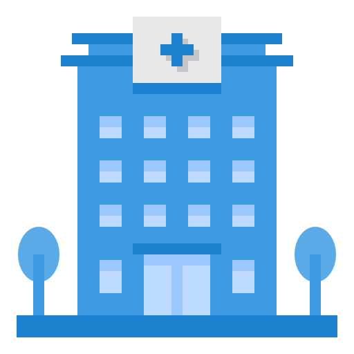 Hospital building itim2101 Flat icon
