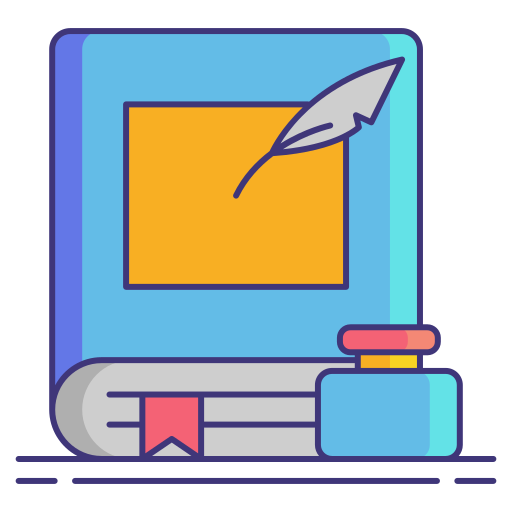 literatura Flaticons Lineal Color icono