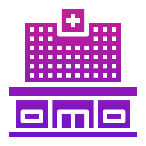 病院の建物 Generic Flat Gradient icon