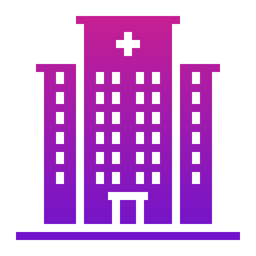 Hospital building Generic Flat Gradient icon