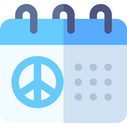 calendario Basic Rounded Flat icono