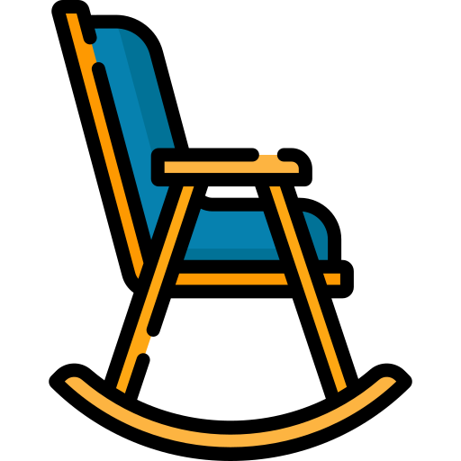 흔들 의자 Special Lineal color icon