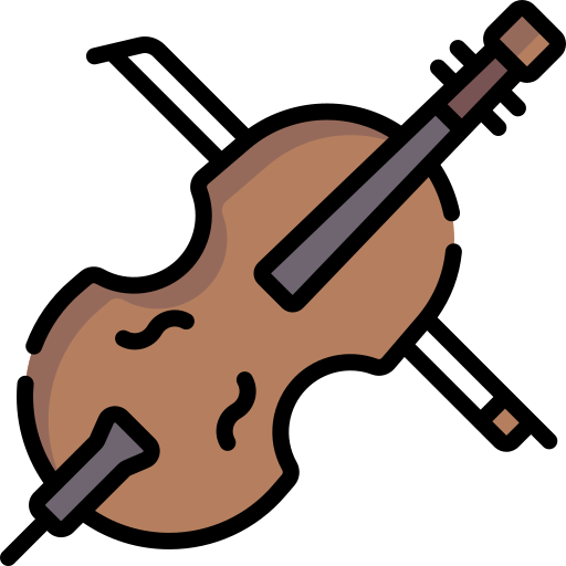 violonchelo Special Lineal color icono
