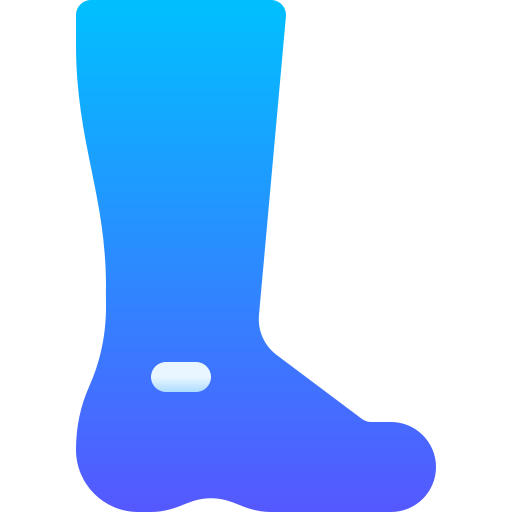 Foot Basic Gradient Gradient icon