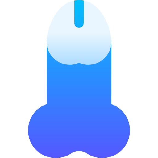 penis Basic Gradient Gradient icon