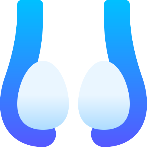 testikel Basic Gradient Gradient icoon
