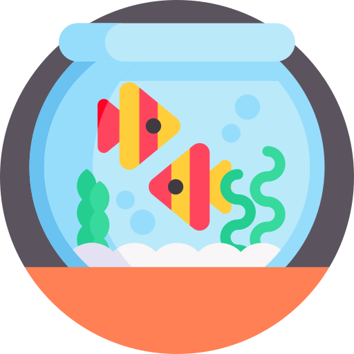 aquarium Detailed Flat Circular Flat icoon