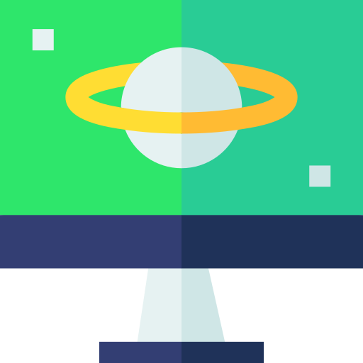 pantalla Basic Straight Flat icono