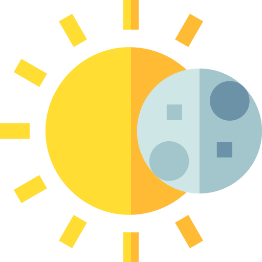 日食 Basic Straight Flat icon