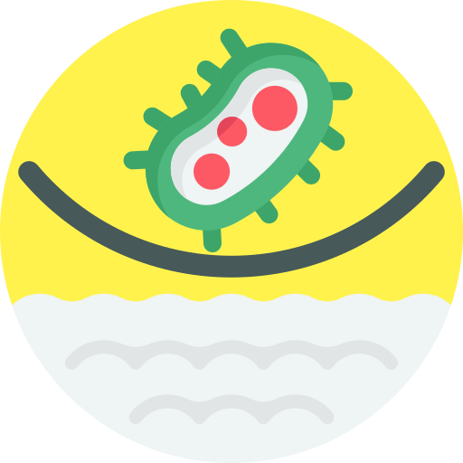 antibacteriano Detailed Flat Circular Flat icono