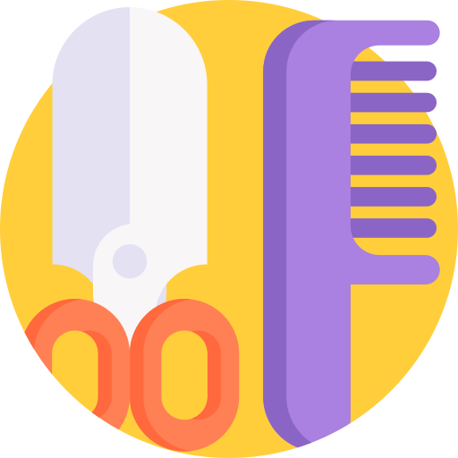 グルーミング Detailed Flat Circular Flat icon