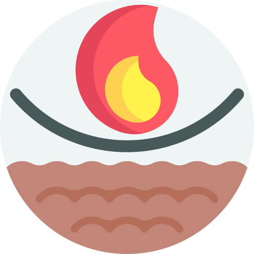 brandveilig Detailed Flat Circular Flat icoon