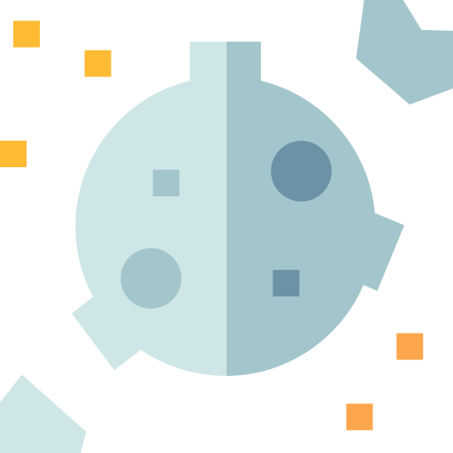 Meteorite Basic Straight Flat icon