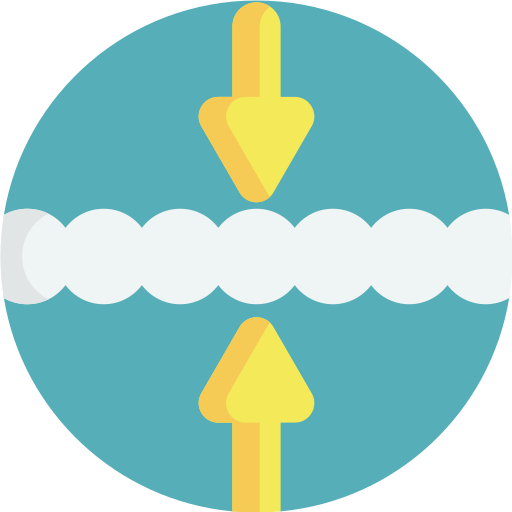 delgada Detailed Flat Circular Flat icono