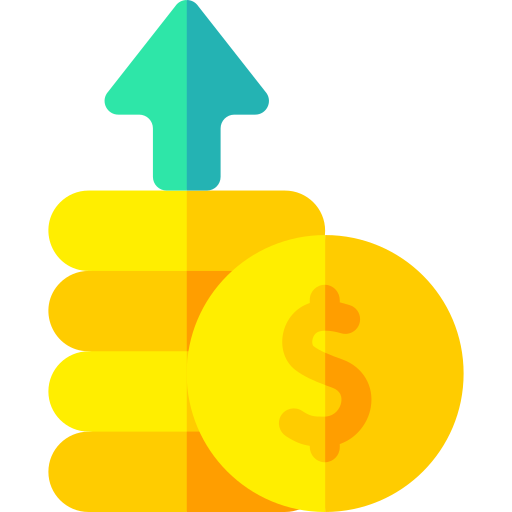 Profit Basic Rounded Flat icon