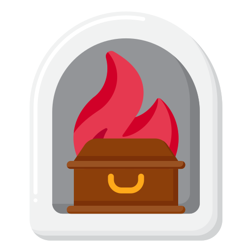 crematorium Flaticons Flat icoon