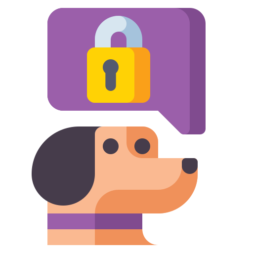 Guard dog Flaticons Flat icon