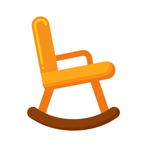Кресло-качалка Flaticons Flat иконка