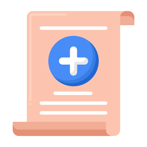 Medical certificate Flaticons Flat icon