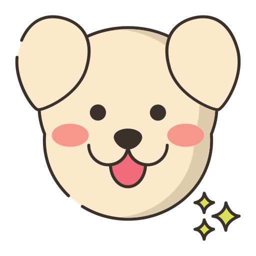 cachorro Flaticons Lineal Color icono