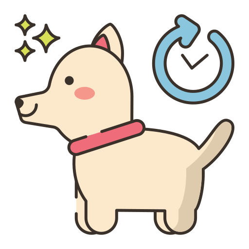 entrenamiento canino Flaticons Lineal Color icono