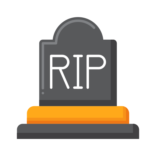 Rest in peace Flaticons Flat icon