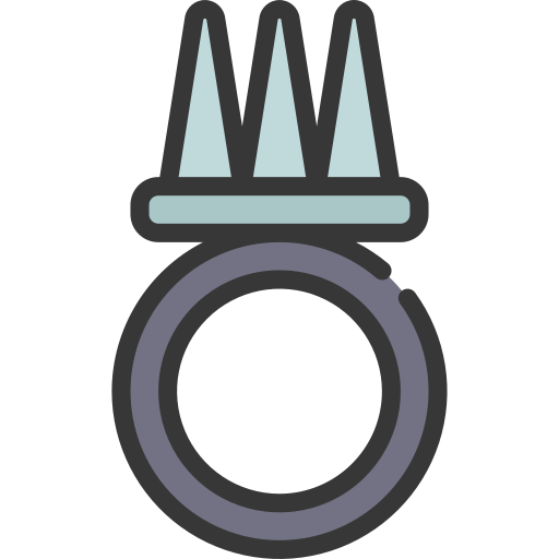 broń Juicy Fish Outline ikona
