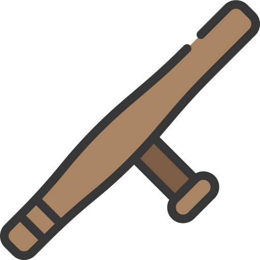 Baton stick Juicy Fish Outline icon