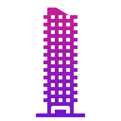 超高層ビル Generic Flat Gradient icon
