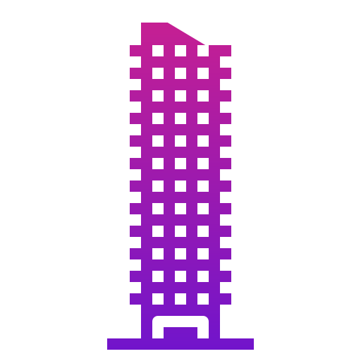 Небоскреб Generic Flat Gradient иконка