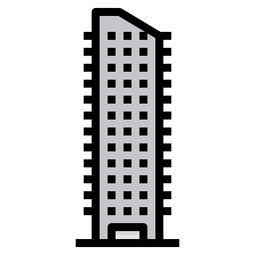 超高層ビル itim2101 Lineal Color icon