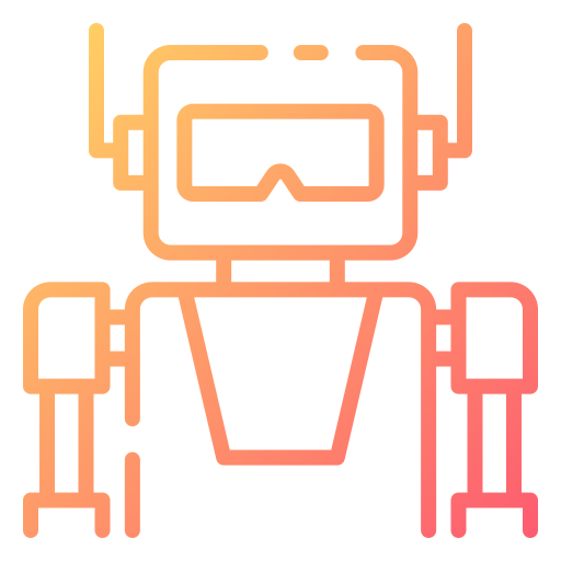 ロボット Good Ware Gradient icon