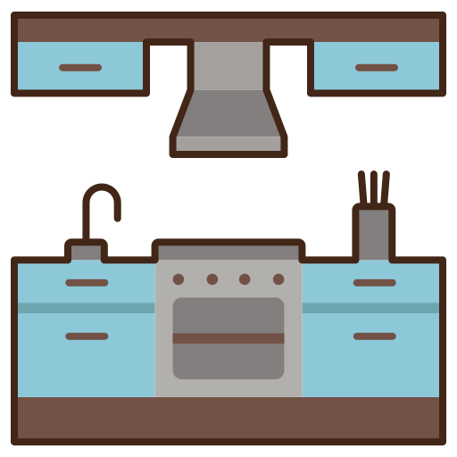 Kitchen Flaticons Lineal Color icon