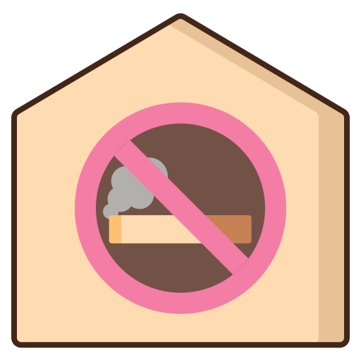 Non smoking room Flaticons Lineal Color icon