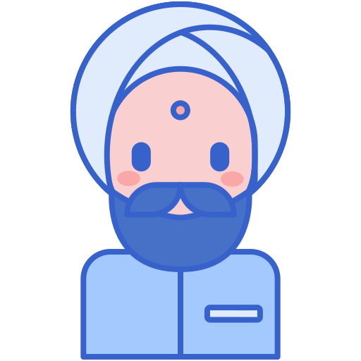 Sikh Flaticons Lineal Color icon