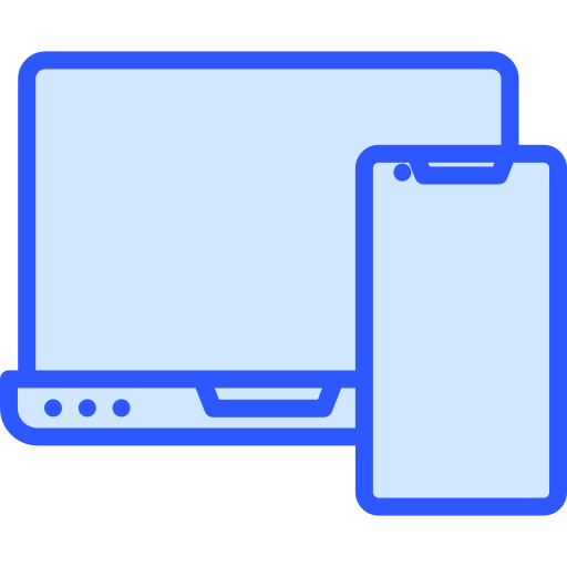 elektronisches gerät Generic Blue icon