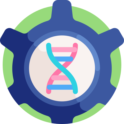 Genetic engineering Detailed Flat Circular Flat icon