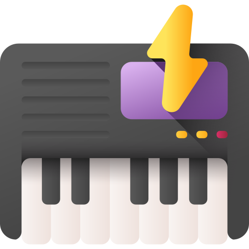 Keyboard 3D Color icon