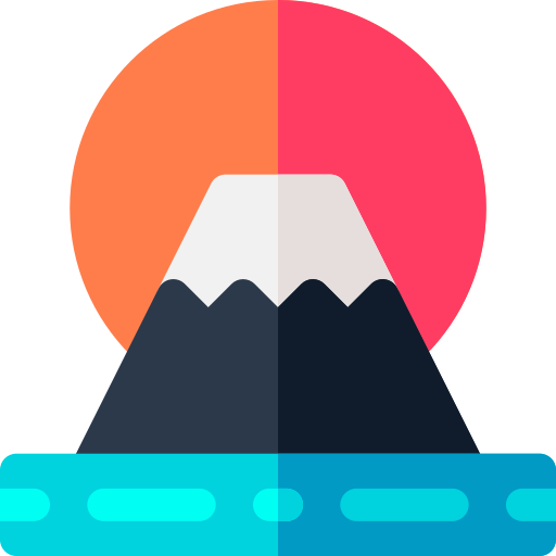 富士山 Basic Rounded Flat icon