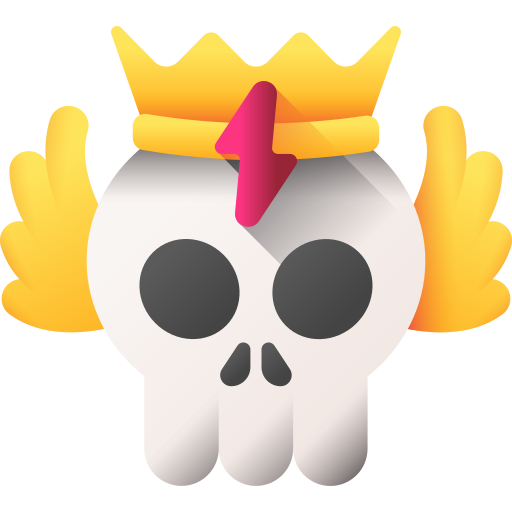 Skull 3D Color icon