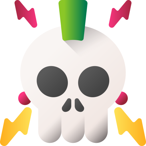 두개골 3D Color icon