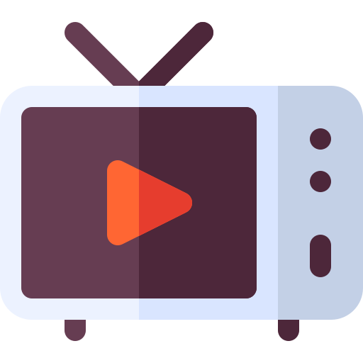 Tv Basic Rounded Flat icon