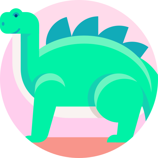 공룡 Detailed Flat Circular Flat icon
