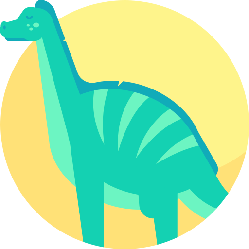 apatosaurus Detailed Flat Circular Flat icon