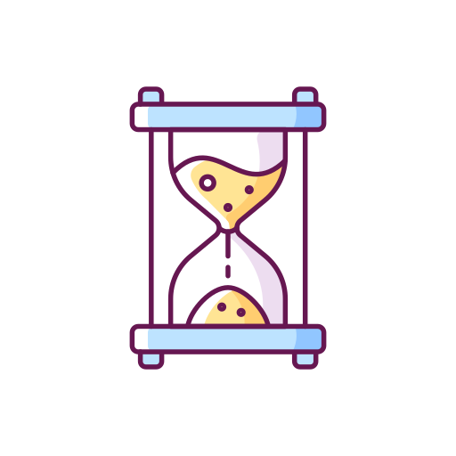 Hourglass Generic Color Omission icon
