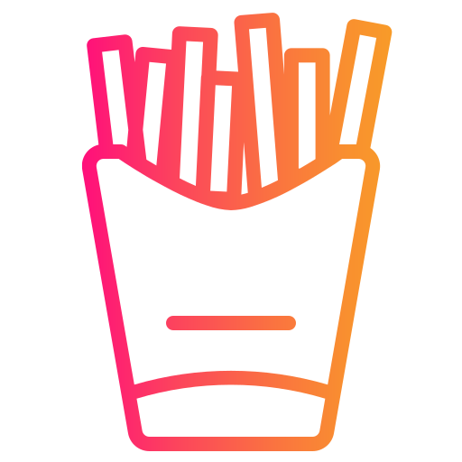 pommes frittes Generic Gradient icon