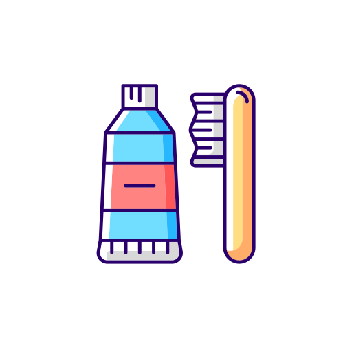 Tooth hygiene Generic Outline Color icon