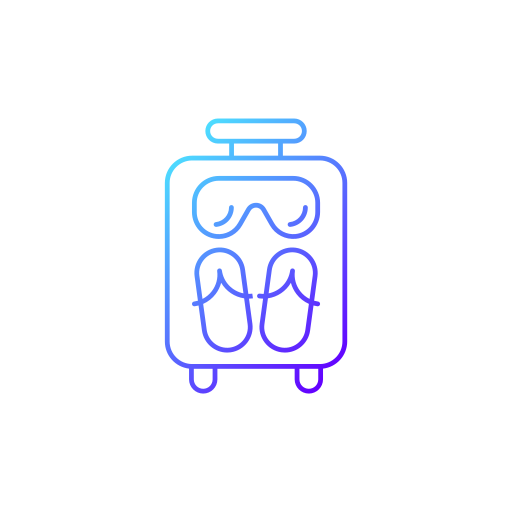 スーツケースカート Generic Gradient icon