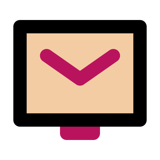 correo Generic Outline Color icono