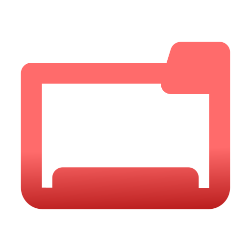 ファイル Generic Gradient icon